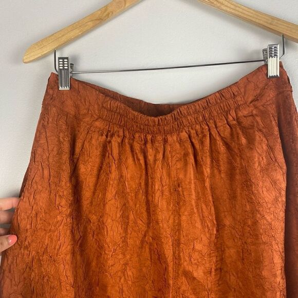 House Of Harlow 1960 Burnt Orange Wide leg Trouser Pant - Picture 8 of 9